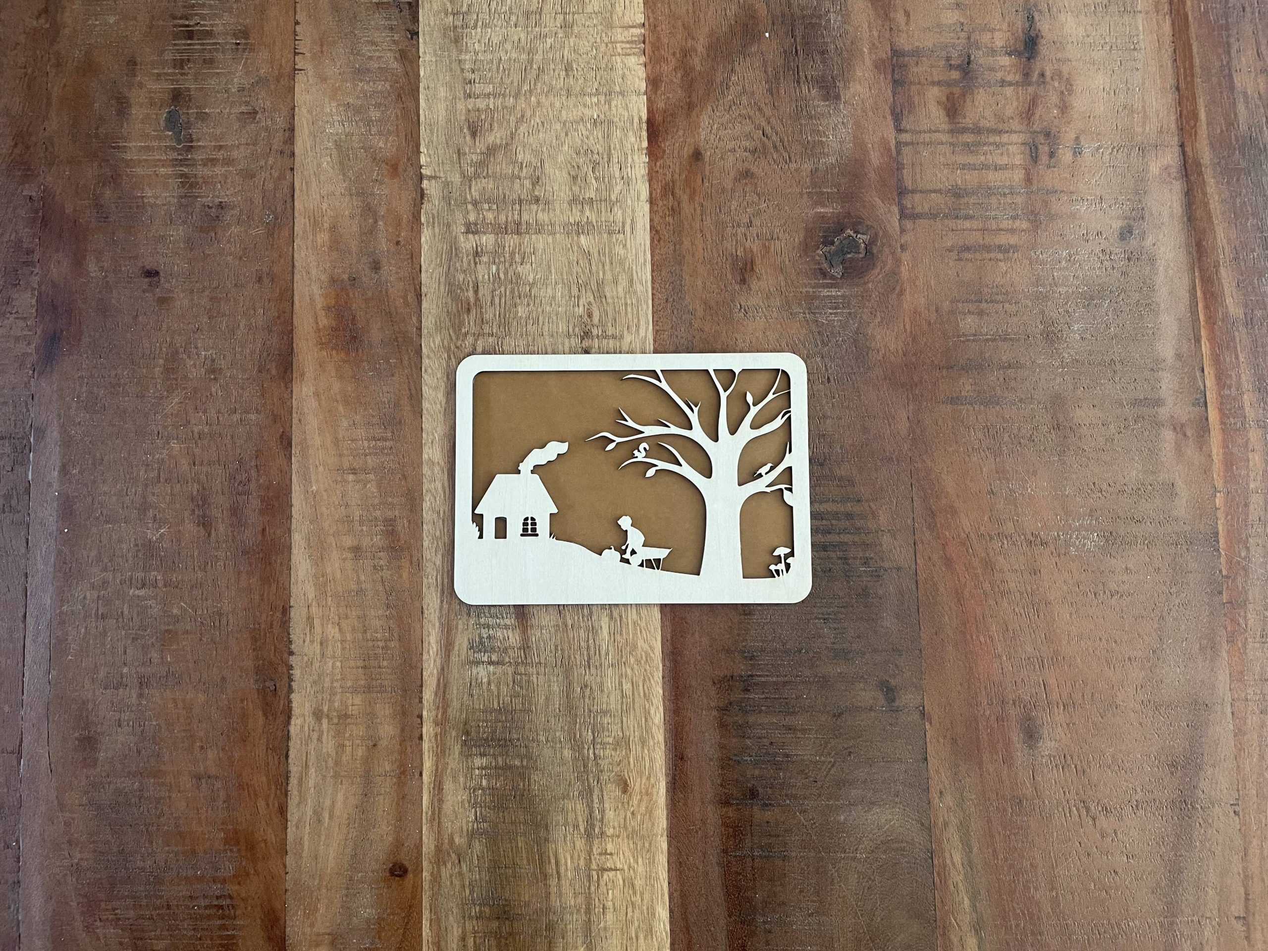 Herfst - Transparant ansichtkaart - Afbeelding 2