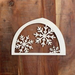 Sneeuwvlokken - Silhouet